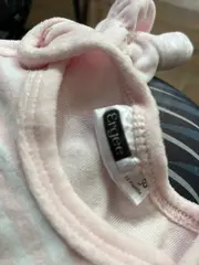 Vorschaubild 2 von Baby Strampler Einteiler Gr. 50 Rosa Gestreift Baumwolle Kinder