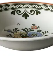 Vorschaubild 3 von Dekoschale Blumenmuster Porzellan Weiß 16 cm