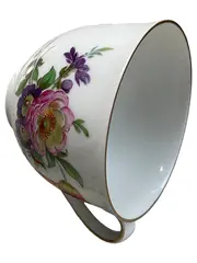 Vorschaubild 1 von KAISER Teetasse Klassisch Weiß Blumen Porzellan 200ml 7cm