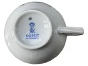 Vorschaubild 2 von KAISER Teetasse Klassisch Weiß Blumen Porzellan 200ml 7cm