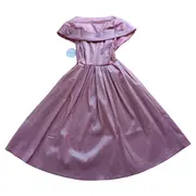 Vorschaubild 2 von festliches Kleid Damen Gr. 34/XS Rosa Elegant Midikleid