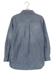 Vorschaubild 2 von Kinder Freizeithemd Blau Gr. 122 Casual Langarm Baumwolle