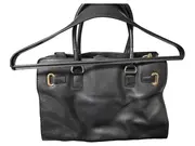 Vorschaubild 2 von Beuteltasche Damen Leder Schwarz Groß Elegant Business