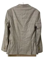 Vorschaubild 2 von Herren Sakko Gr. 48 Grau Kariert Business Blazer