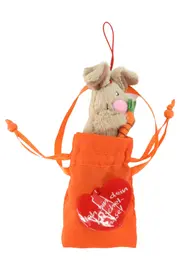 Vorschaubild 1 von Kuscheltier Hase Plüschtier Ostern Geschenk Charmant Orange