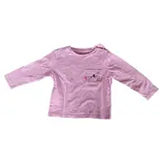 Vorschaubild 1 von Langarmshirt Mädchen Gr. 74 Rosa Baumwolle Katze
