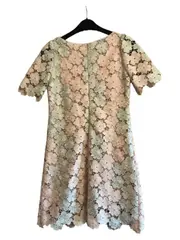 Vorschaubild 2 von Spitzenkleid Damen Gr. 34 Rosa Blumen Festlich Kleid