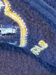 Vorschaubild 3 von Kinder Fleecejacke Gr. 86 Blau mit Panda Stickerei