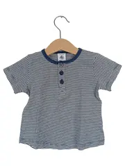 Vorschaubild 1 von Baby T-Shirt gestreift Gr. 74 Mehrfarbig Baumwolle Kurzarm