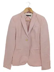 Vorschaubild 1 von Damen Blazer Rosa Gr. 32/XXS Elegant Business Baumwolle Leinen