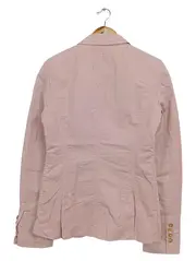 Vorschaubild 2 von Damen Blazer Rosa Gr. 32/XXS Elegant Business Baumwolle Leinen