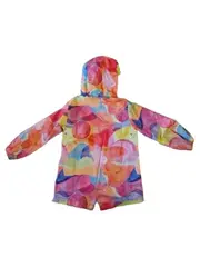 Vorschaubild 2 von Kinder Regenjacke Gr. 98 Bunt Abstrakt Kapuze Mädchen
