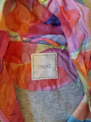 Vorschaubild 4 von Kinder Regenjacke Gr. 98 Bunt Abstrakt Kapuze Mädchen