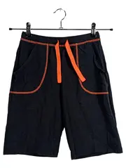 Vorschaubild 1 von Jogginghose Kinder Gr. 146/152 Schwarz Bio-Baumwolle Shorts