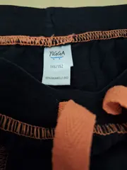 Vorschaubild 2 von Jogginghose Kinder Gr. 146/152 Schwarz Bio-Baumwolle Shorts