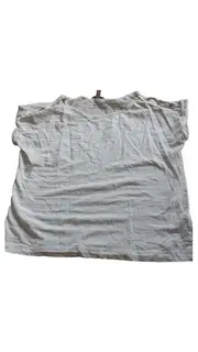 Vorschaubild 6 von Damen T-Shirt Gr. L Weiß Kurzarm Zierknöpfe Schulter Casual