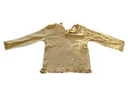 Vorschaubild 3 von Baby Mädchen Langarmshirt Wickelshirt Spitze Gelb Gr. 98