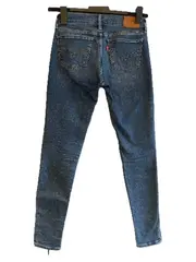 Vorschaubild 2 von 710 Super Skinny Damen Jeans W25 L30 Blau Stretch