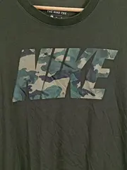 Vorschaubild 3 von Herren Sport T-Shirt XL Grün Camouflage Logo Dri-Fit