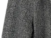 Vorschaubild 4 von Blazer Damen Gr. 38 Grau Fischgrätenmuster Klassisch Wolle