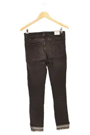 Vorschaubild 2 von Damen Jeans Regular Fit Gr. 38 Schwarz Modern Baumwolle Elasthan