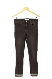Vorschaubild 1 von Damen Jeans Regular Fit Gr. 38 Schwarz Modern Baumwolle Elasthan