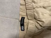 Vorschaubild 7 von Damen Stoffhose Beige Gr. 36 Casual Raffungen Alltag