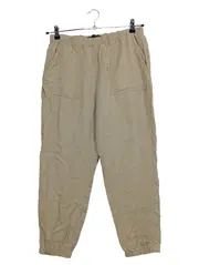 Vorschaubild 1 von Damen Stoffhose Beige Gr. 36 Casual Raffungen Alltag