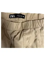 Vorschaubild 6 von Damen Stoffhose Beige Gr. 36 Casual Raffungen Alltag