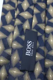 Vorschaubild 3 von Krawatte Herren Seide Mehrfarbig Geometrisch Business 150cm