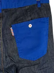 Vorschaubild 4 von Herren Jeans Straight Leg Gr. M W32 Blau Denim