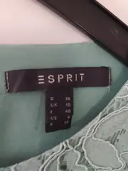 Vorschaubild 5 von Damen festliches Kleid Gr. 36 Türkis Spitze Elegant Midikleid