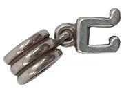 Vorschaubild 1 von Damen Charm Anhänger Notenschlüssel Klassisch Silber 925 Sterlingsilber