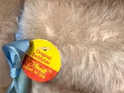 Vorschaubild 2 von Original Teddybär 0211/15 Mohair Grau 14cm mit Knopf im Ohr