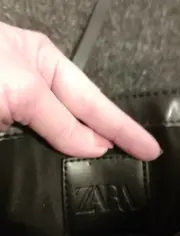Vorschaubild 3 von Damen Umhängetasche Schwarz Nieten Satteltasche Crossbody Bag