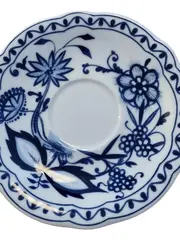 Vorschaubild 2 von Zwiebelmuster Untertasse Porzellan Blau Weiß Spülmaschinenfest
