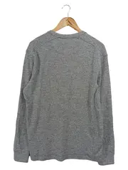 Vorschaubild 2 von Herren Sweatshirt Grau Gr. 52/L Casual Basic Langarm