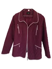 Vorschaubild 1 von Paola! Damen Steppjacke Gr. 48 Lila Gesteppt Polyester Jacke