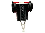 Vorschaubild 2 von City Feuerwehr Anhänger Bauset Rot Kinder Spielzeug