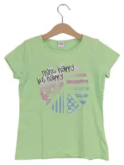 Vorschaubild 1 von Mädchen T-Shirt Gr. 120/122 Grün Think Happy Be Happy