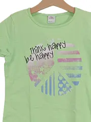 Vorschaubild 2 von Mädchen T-Shirt Gr. 120/122 Grün Think Happy Be Happy