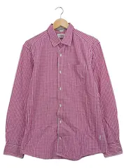 Vorschaubild 1 von Herren Business Hemd kariert Pink Langarm Gr. 50/L