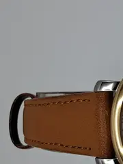 Vorschaubild 5 von Jacqueline Damenuhr Lederarmband Braun Klassisch Alltag Damen 24cm