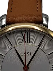 Vorschaubild 3 von Jacqueline Damenuhr Lederarmband Braun Klassisch Alltag Damen 24cm