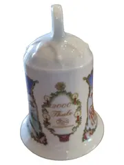 Vorschaubild 2 von Thule 2000 Dekoglocke Weihnachten Kind Porzellan weiß 8cm
