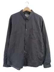 Vorschaubild 4 von Herren Freizeithemd Blau Gemustert Gr. 54 XXL Casual Baumwolle