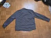 Vorschaubild 5 von Herren Freizeithemd Blau Gemustert Gr. 54 XXL Casual Baumwolle