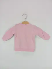 Vorschaubild 3 von Baby Sweatshirt Mädchen Gr. 68 Rosa Logo-Print Bären Langarm