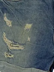 Vorschaubild 3 von Damen Jeans Shorts Destroyed Look Blau Gr. S/36 Denim