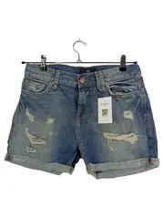 Vorschaubild 1 von Damen Jeans Shorts Destroyed Look Blau Gr. S/36 Denim
